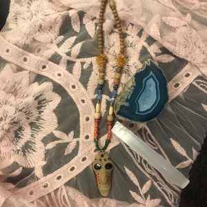 Mister Stone head necklace